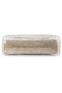 REINVENT Jeffrey Campbell Shoulder Bag Beige Taupe Clear
