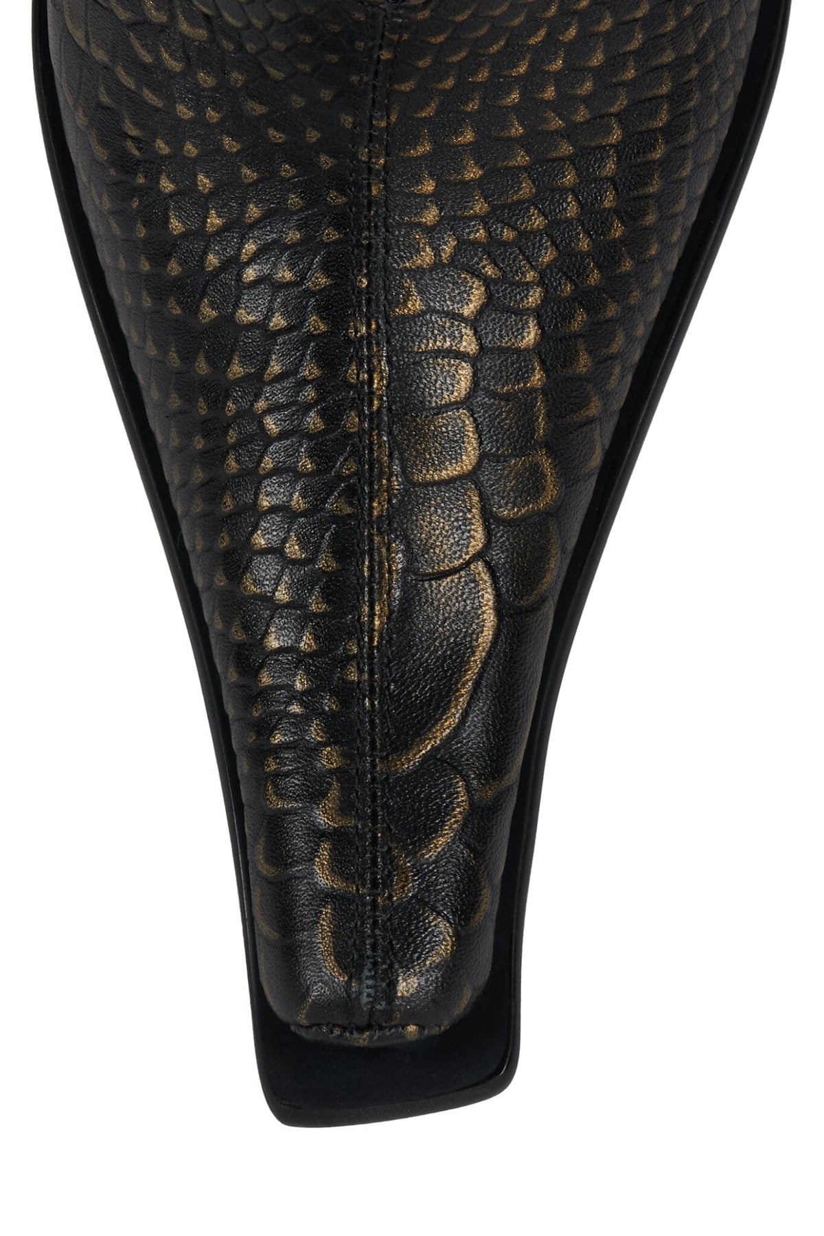 REMBRANDT Jeffrey Campbell Heeled Boot Bronze Snake