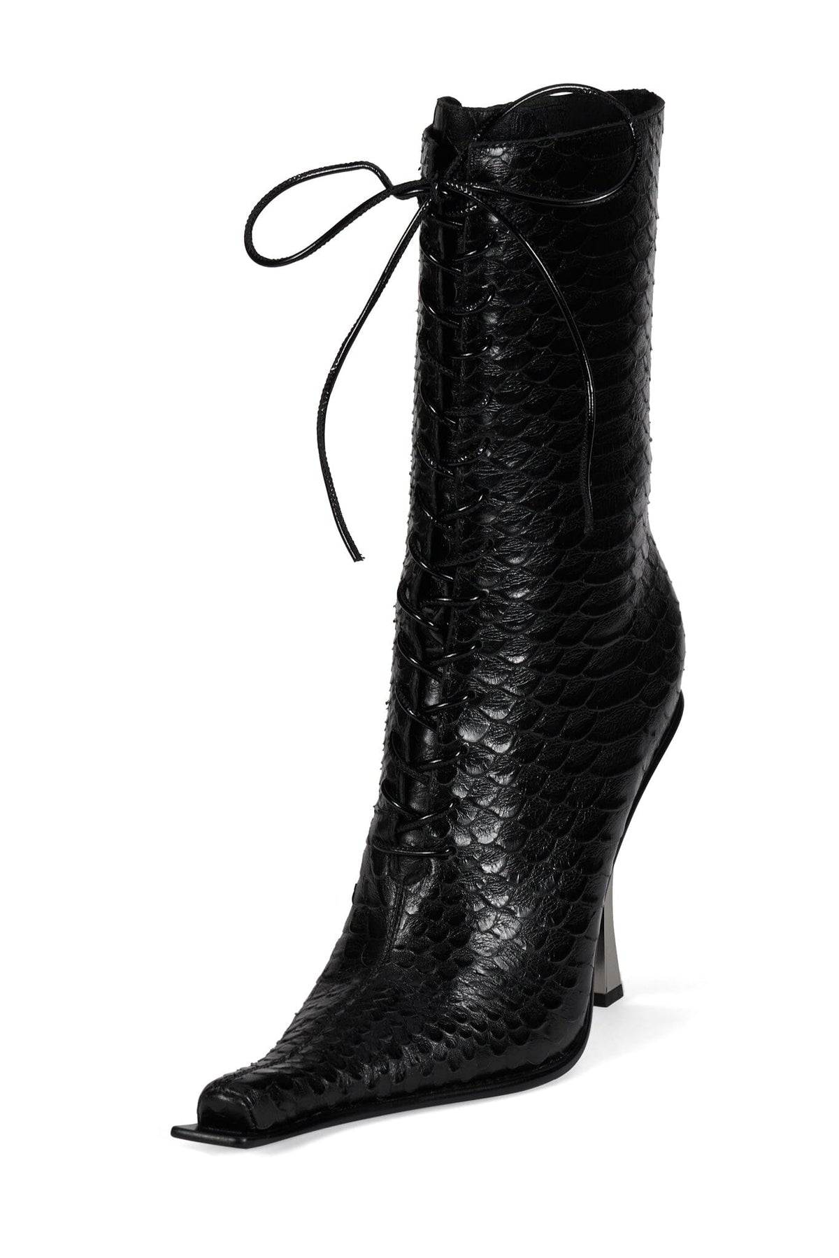 REMBRANDT Jeffrey Campbell Heeled Boot Black Snake
_hover