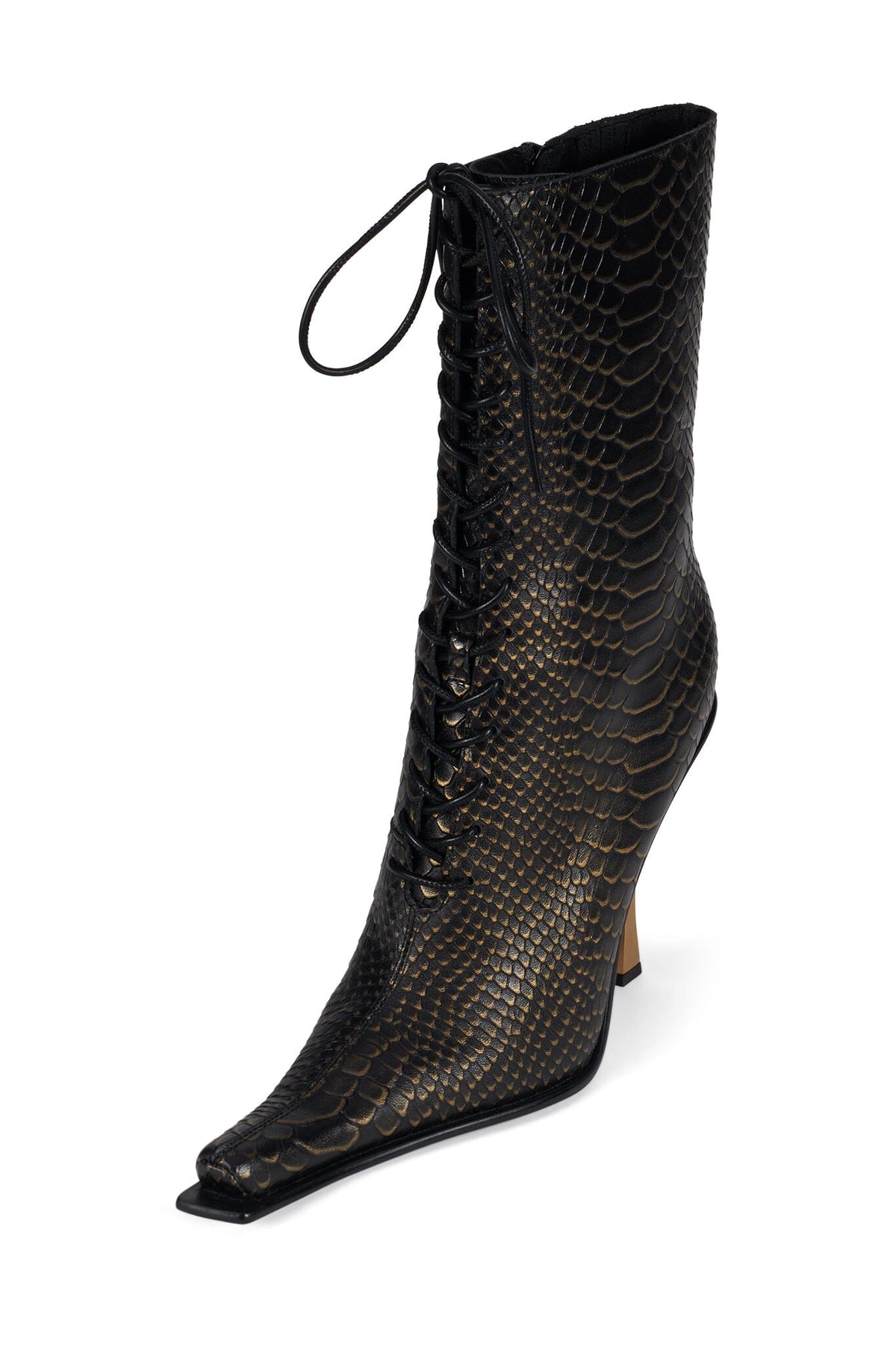 REMBRANDT Jeffrey Campbell Heeled Boot Bronze Snake
_hover