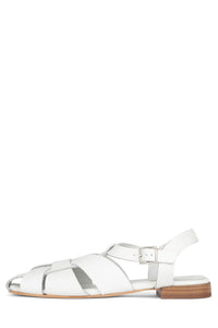 REVERIE-2 Flat Sandal White 
