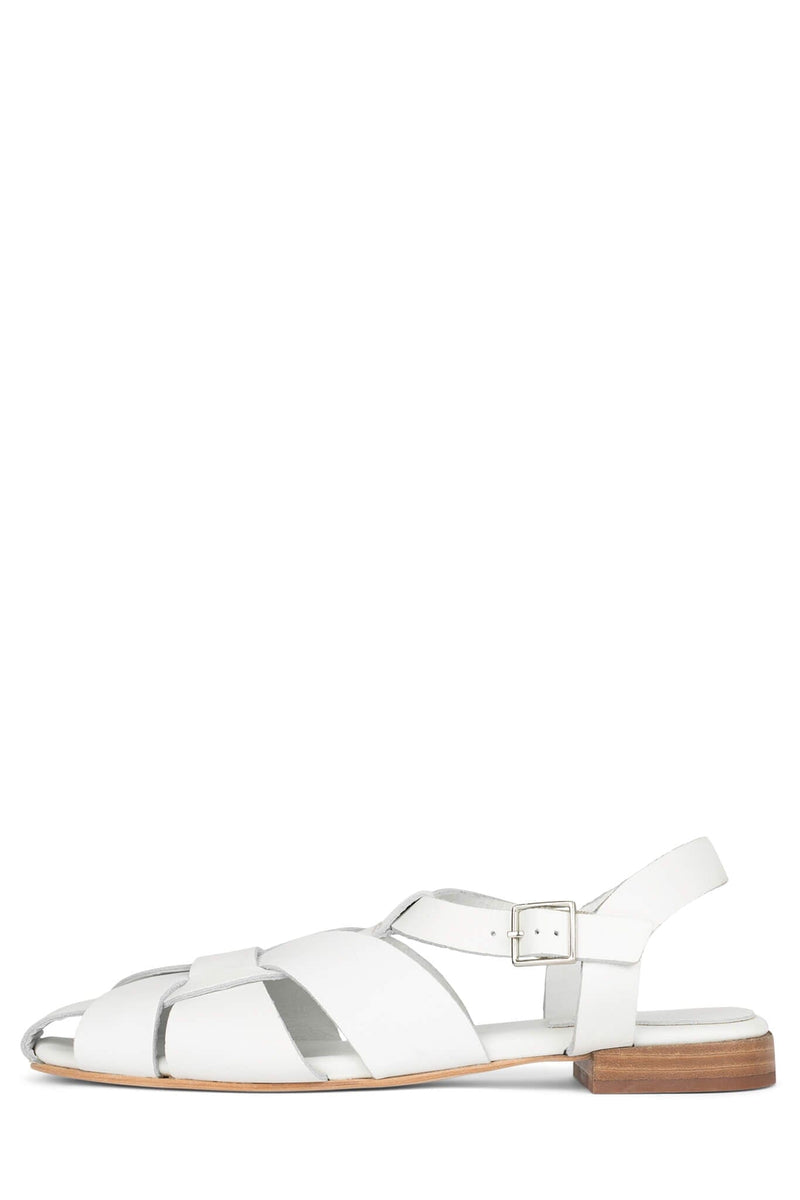 REVERIE-2 Flat Sandal White 