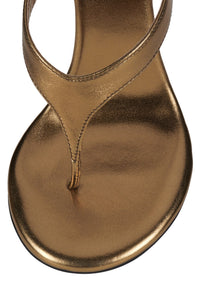 RHIAN Jeffrey Campbell Heeled Sandal Bronze Metallic