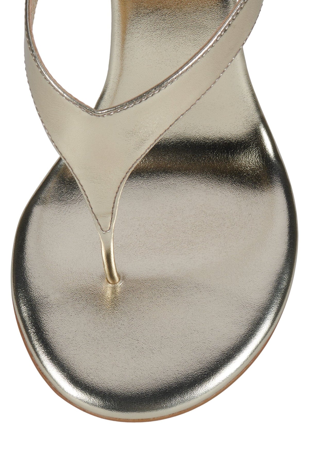 RHIAN Jeffrey Campbell Heeled Sandal Light Gold Metallic