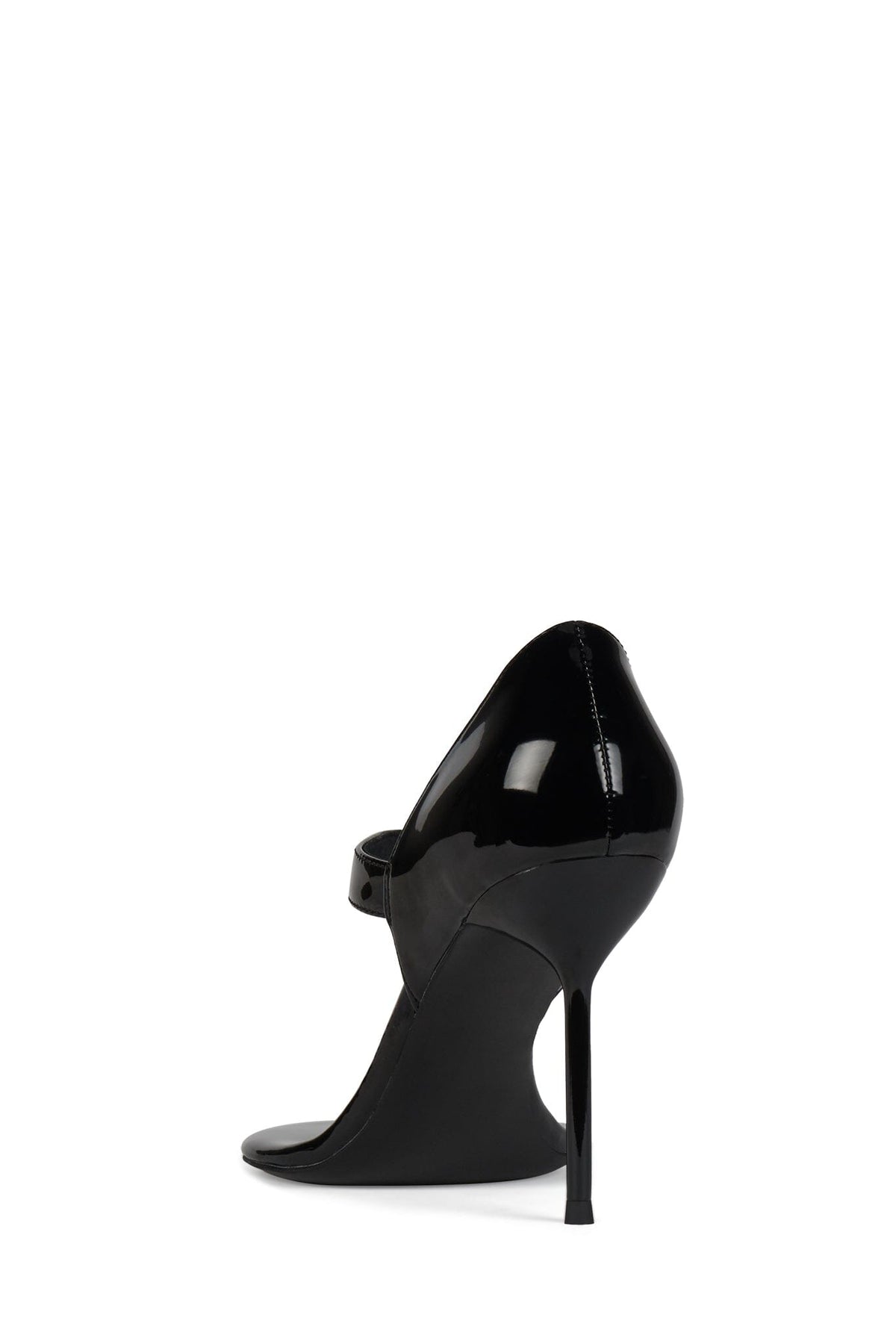 RHIAN Jeffrey Campbell Heeled Sandal Black Patent
