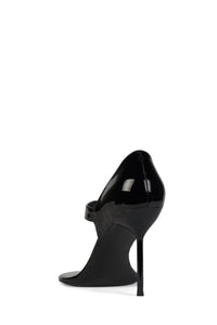 RHIAN Jeffrey Campbell Heeled Sandal Black Patent
