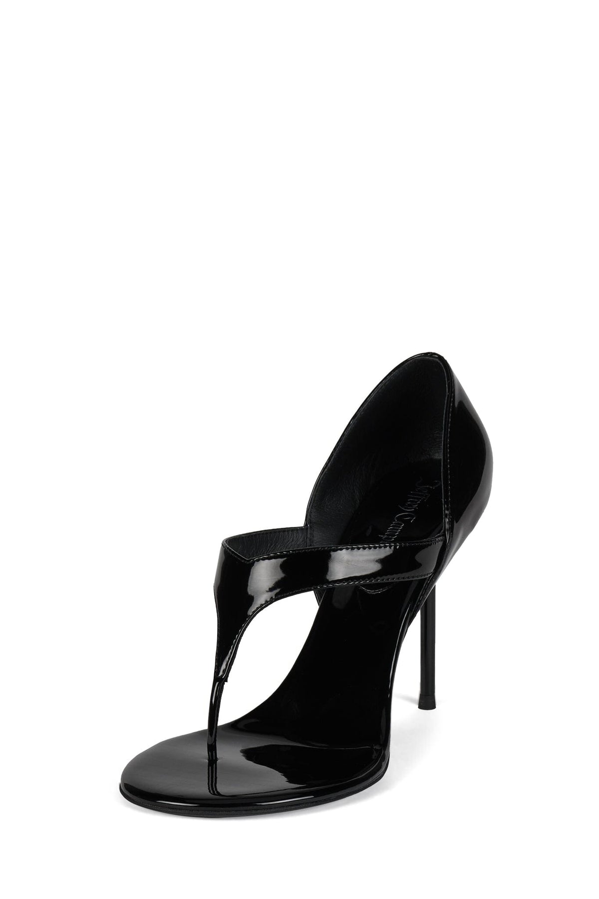 RHIAN Jeffrey Campbell Heeled Sandal Black Patent _hover