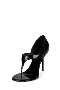 RHIAN Jeffrey Campbell Heeled Sandal Black Patent _hover