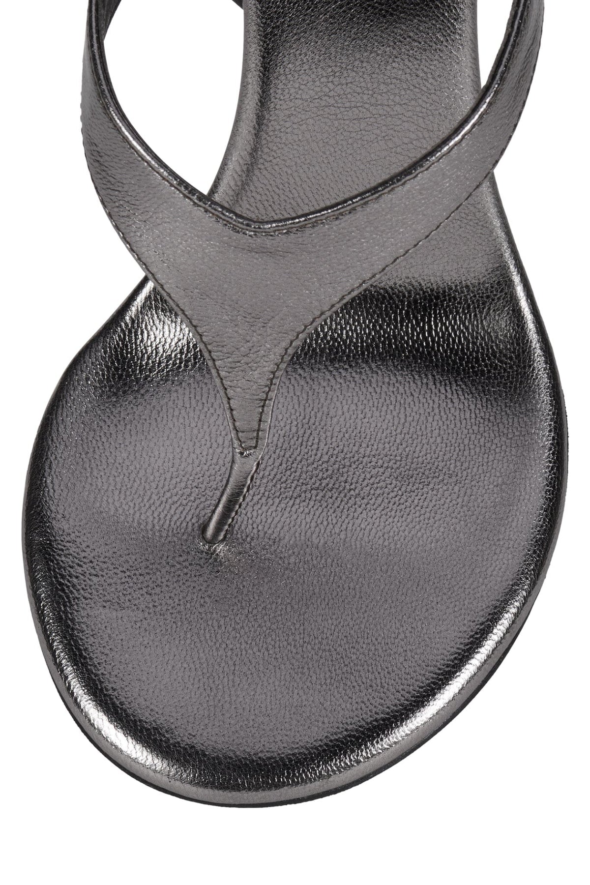 RHIAN Jeffrey Campbell Heeled Sandal Pewter Metallic