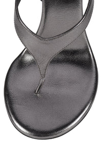 RHIAN Jeffrey Campbell Heeled Sandal Pewter Metallic