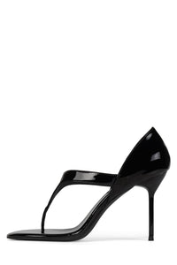 RHIAN Jeffrey Campbell Heeled Sandal Black Patent