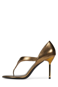 RHIAN Jeffrey Campbell Heeled Sandal Bronze Metallic