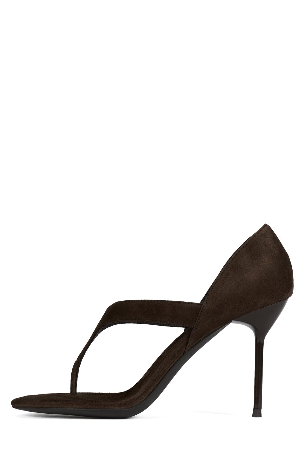 RHIAN Jeffrey Campbell Heeled Sandal Brown Suede