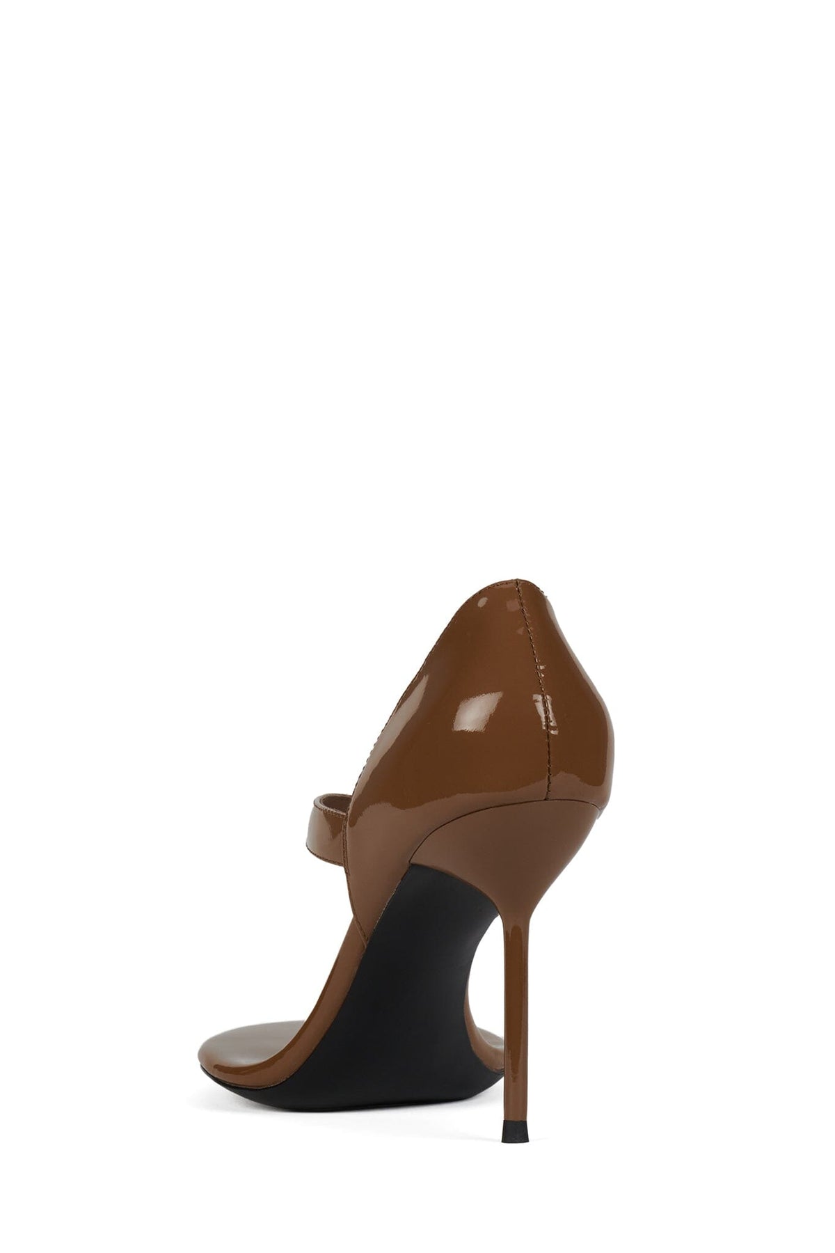 RHIAN Jeffrey Campbell Thong Stiletto Pump Tan Patent