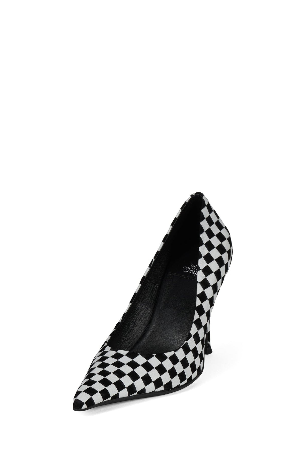 RISKTAKER3 Pump Black White Checker Suede 