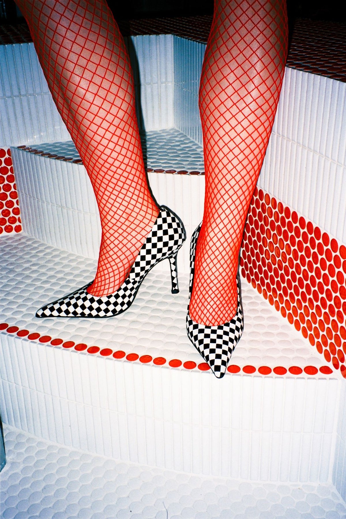 RISKTAKER3 Pump Black White Checker Suede _hover