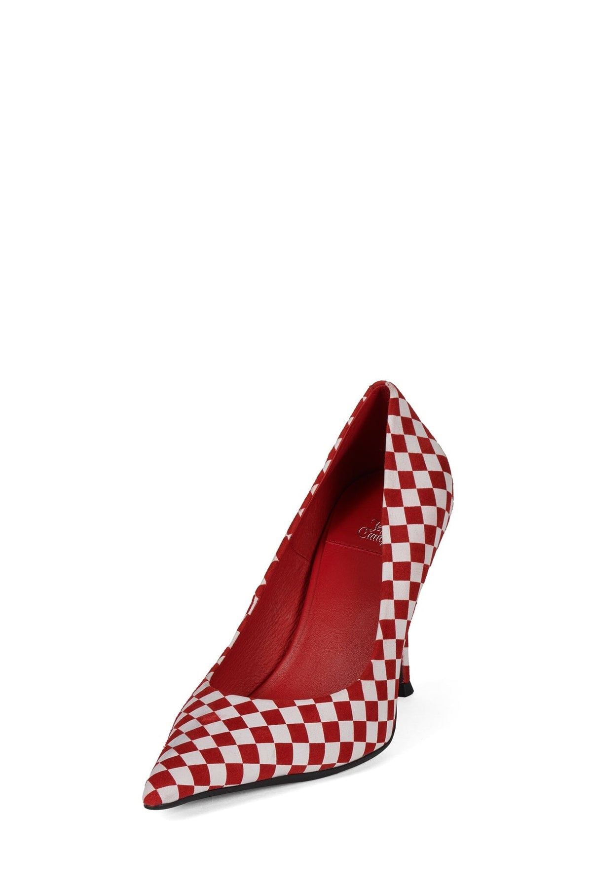 RISKTAKER3 Pump Red White Checker Suede 