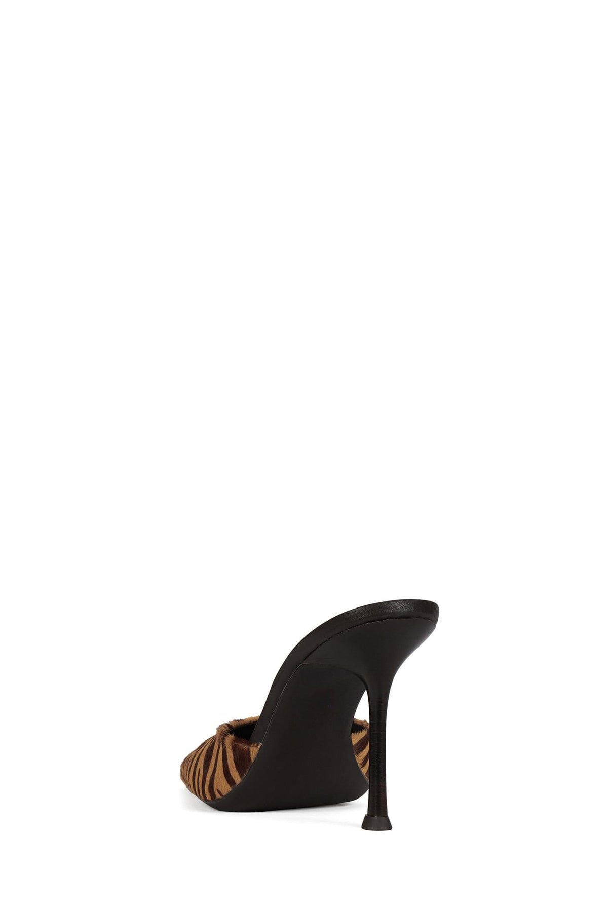 ROBYN-F2 Heeled Mule Beige Zebra