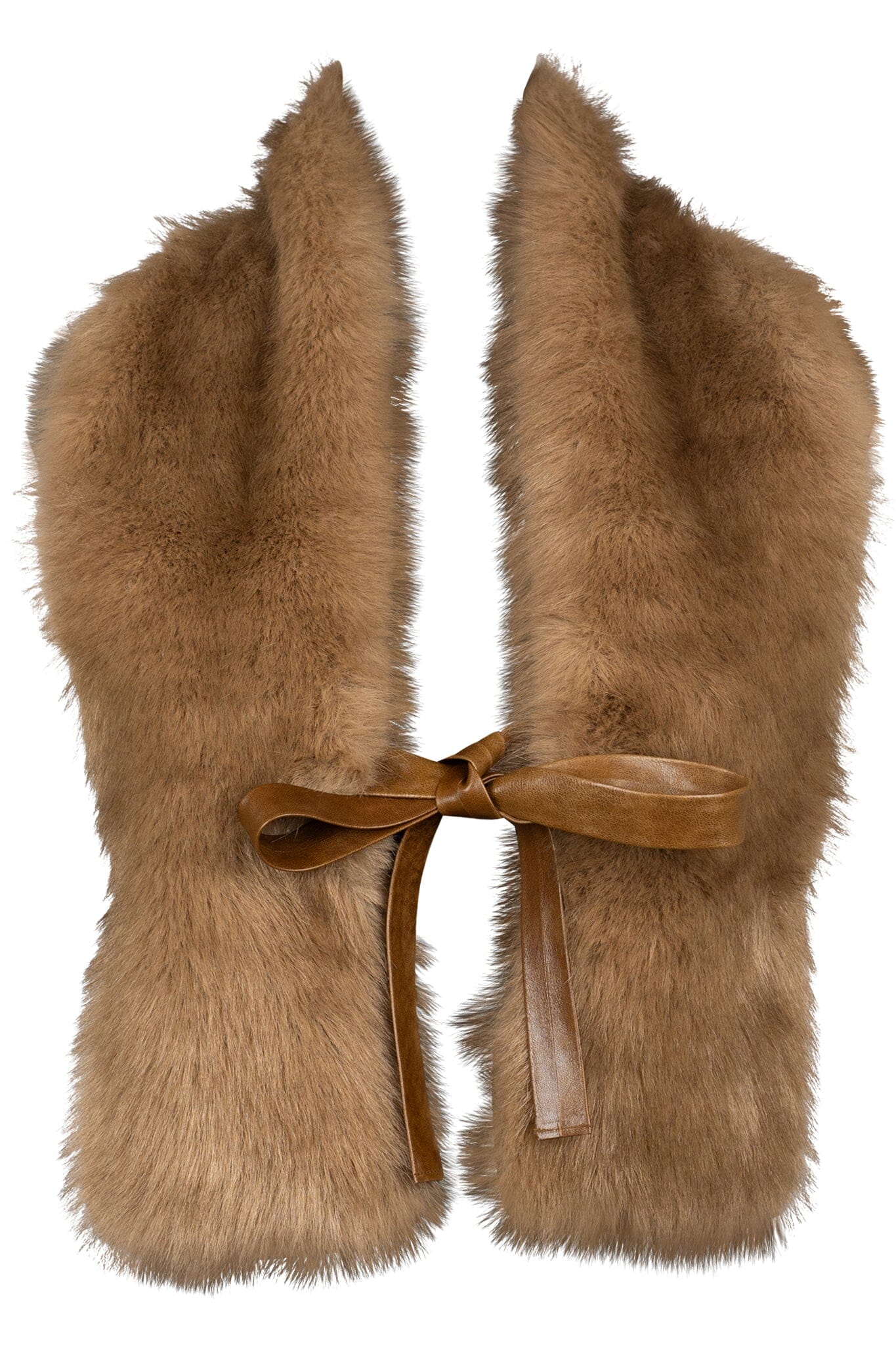 ROMANOV-F TOP Jeffrey Campbell Faux-Fur Top