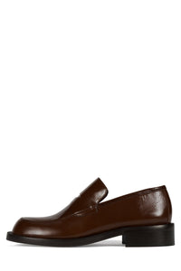 ROTARY Jeffrey Campbell Heeled Loafer Brown