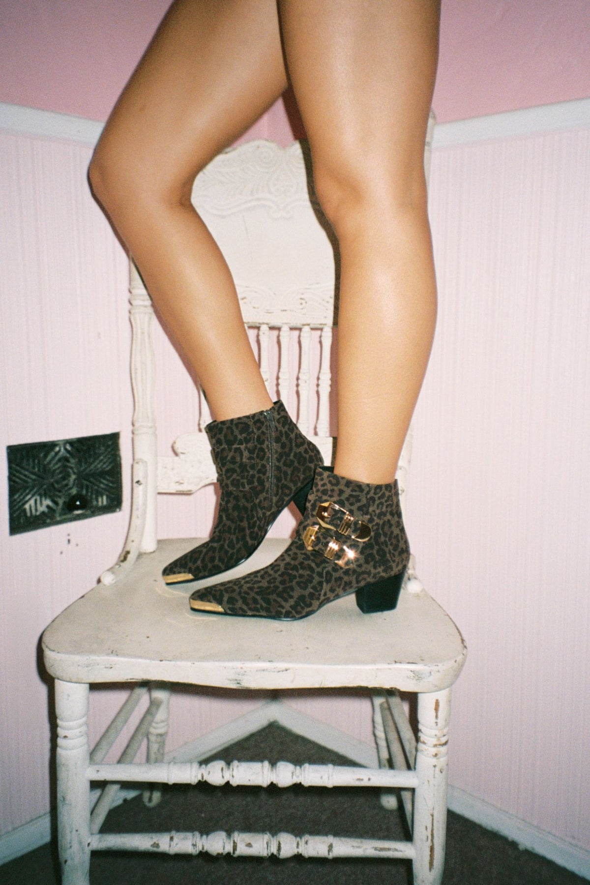 RUMBLIN Brown Leopard Suede _hover