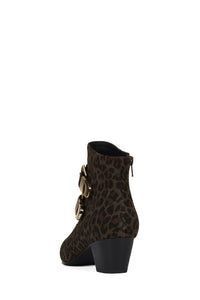 RUMBLIN Brown Leopard Suede