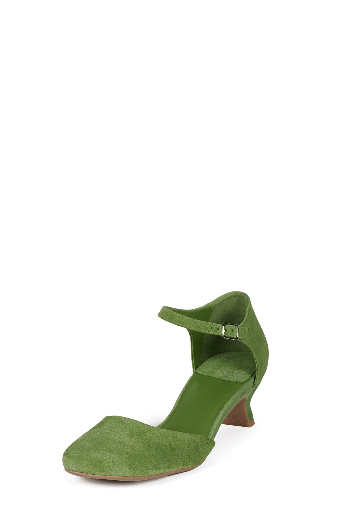 SCHOOLED Green Suede _hover