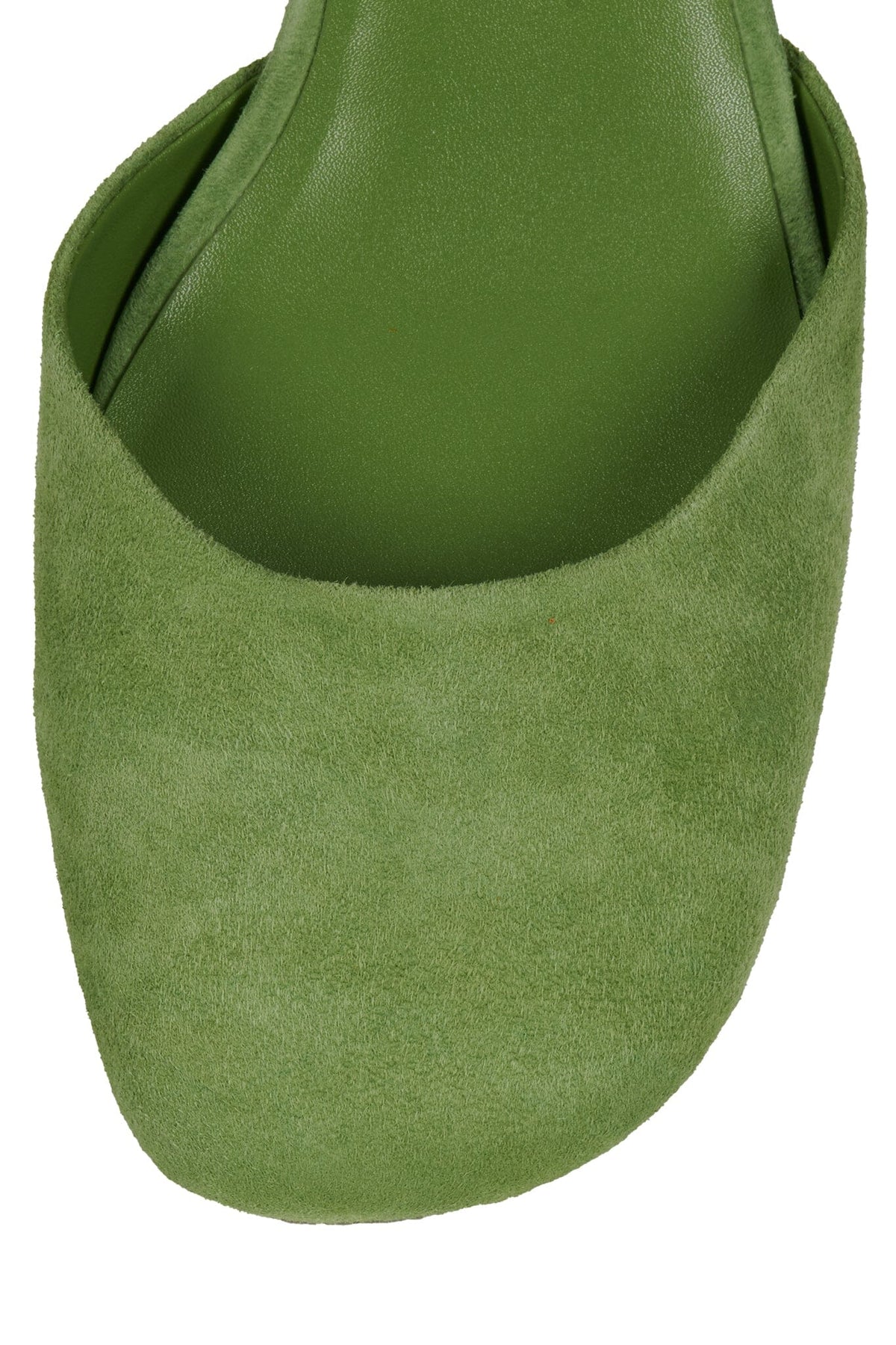SCHOOLED Green Suede