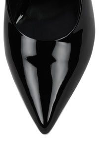 SCULPTED Black Patent