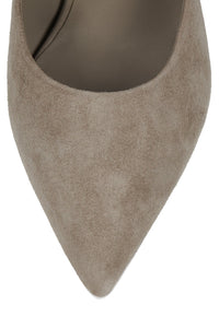 SCULPTED Grey Suede