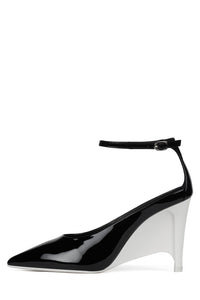 SCULPTED Black Patent