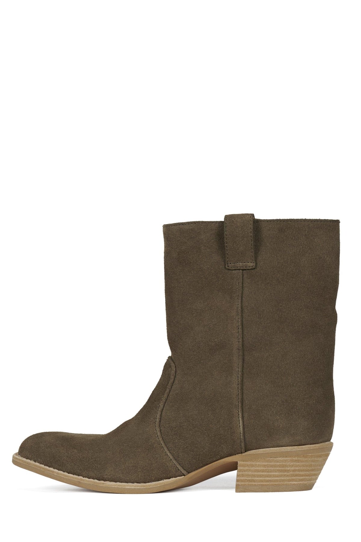 SE-BUSCA Khaki Suede Natural Stack