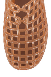 SEA-GLASS Jeffrey Campbell Jelly Mule Natural