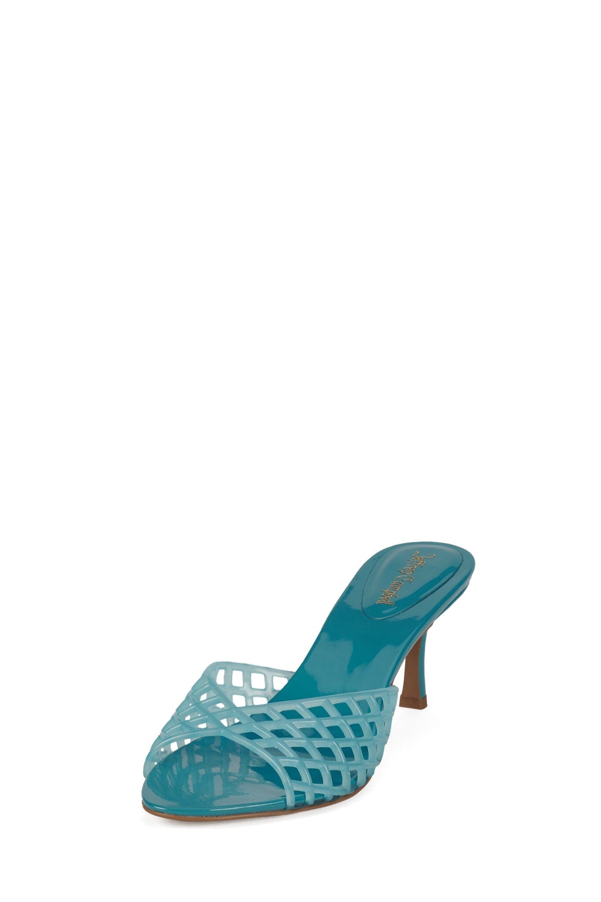 SEABLU Jeffrey Campbell Heeled Jelly Sandal Blue
_hover