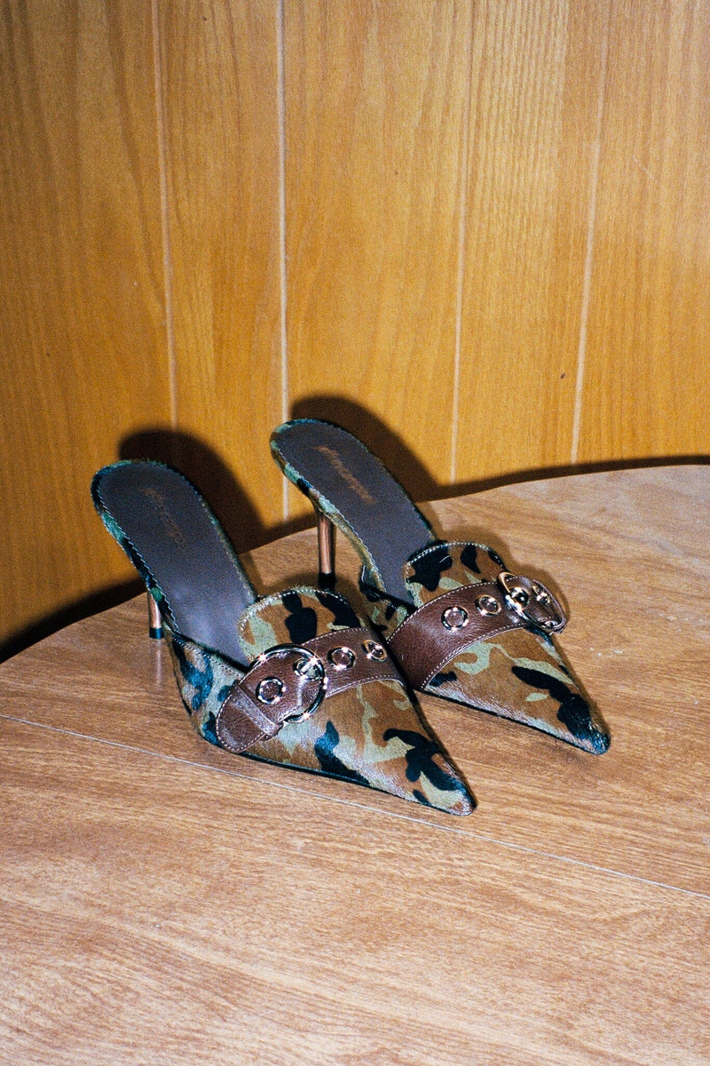 SECURED-F Heeled Mule DV 