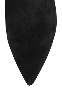 SELWYN Knee-High Boot Dark Grey Suede 