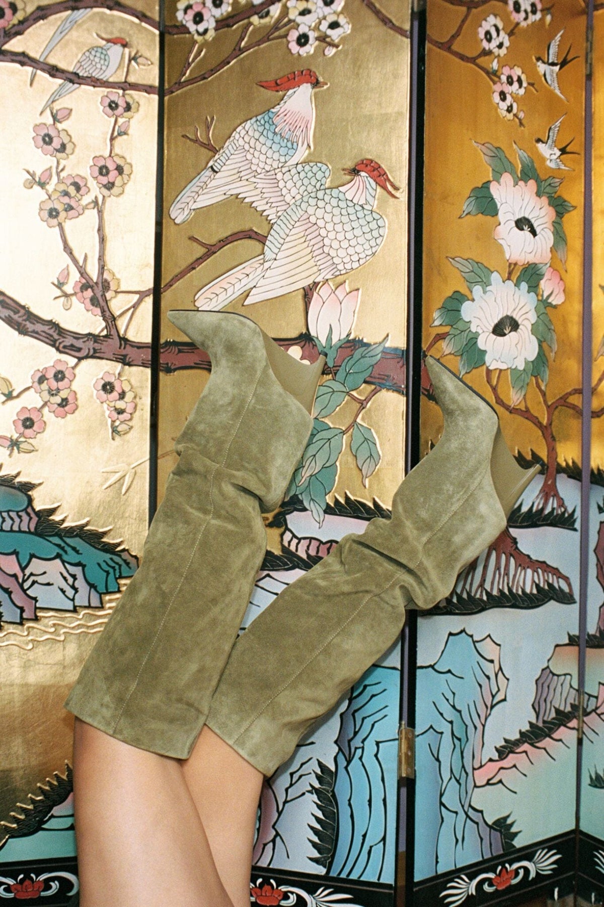 SELWYN Khaki Suede _hover