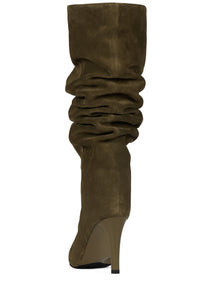 SELWYN Khaki Suede
