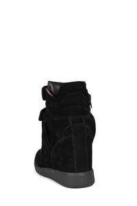 SERVED Jeffrey Campbell High-Top Sneaker Black Suede