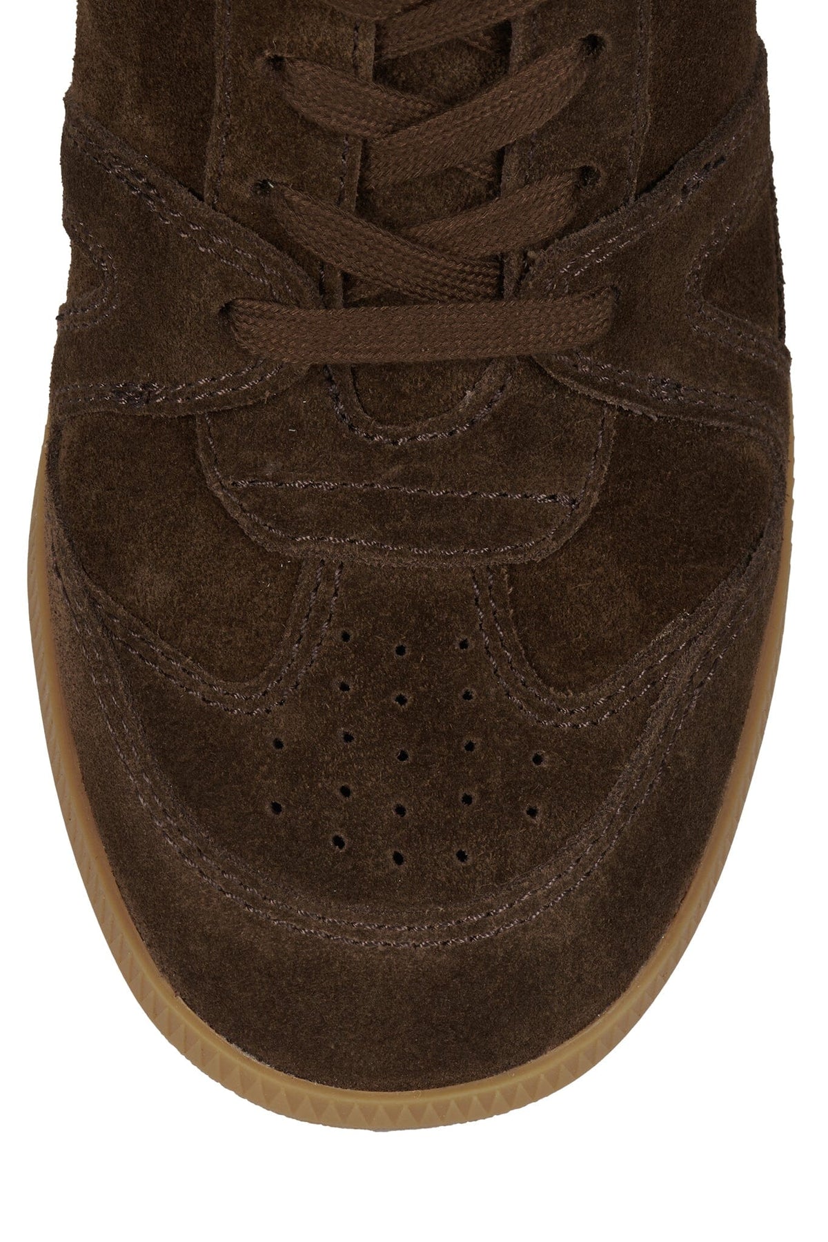 SERVED Jeffrey Campbell High-Top Sneaker Brown Suede