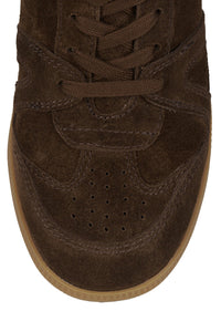 SERVED Jeffrey Campbell High-Top Sneaker Brown Suede