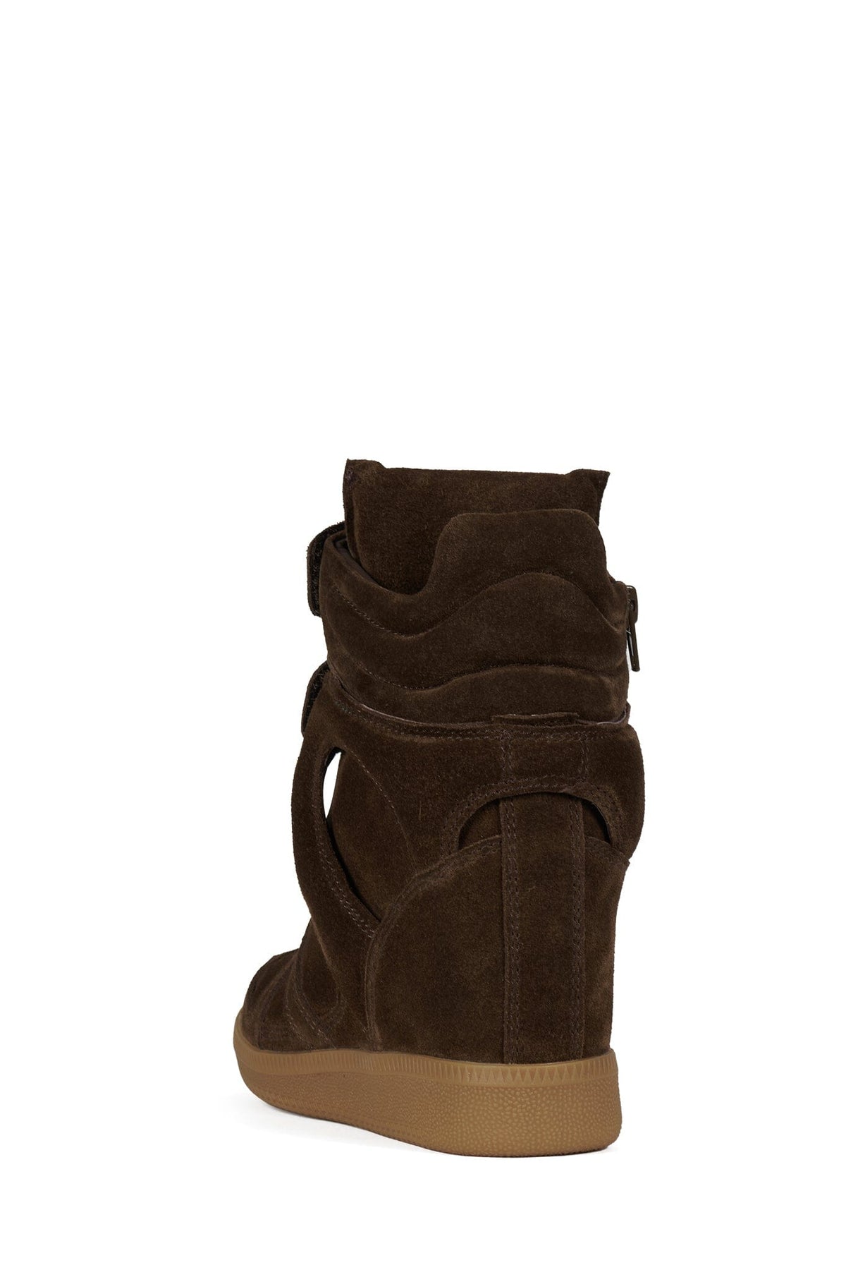 SERVED Jeffrey Campbell High-Top Sneaker Brown Suede
