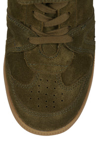 SERVED Jeffrey Campbell High-Top Sneaker Olive Suede