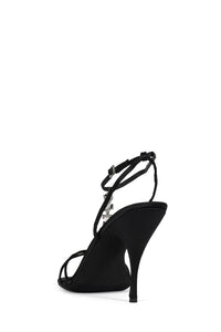SEXTASY Black Satin Silver