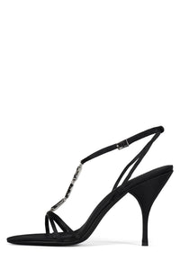 SEXTASY Black Satin Silver
