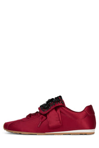 SHELTER-J Sneaker DV Red Satin Black 6 