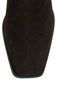 SHERPAL-2 Jeffrey Campbell Heeled Boot Coffee Suede