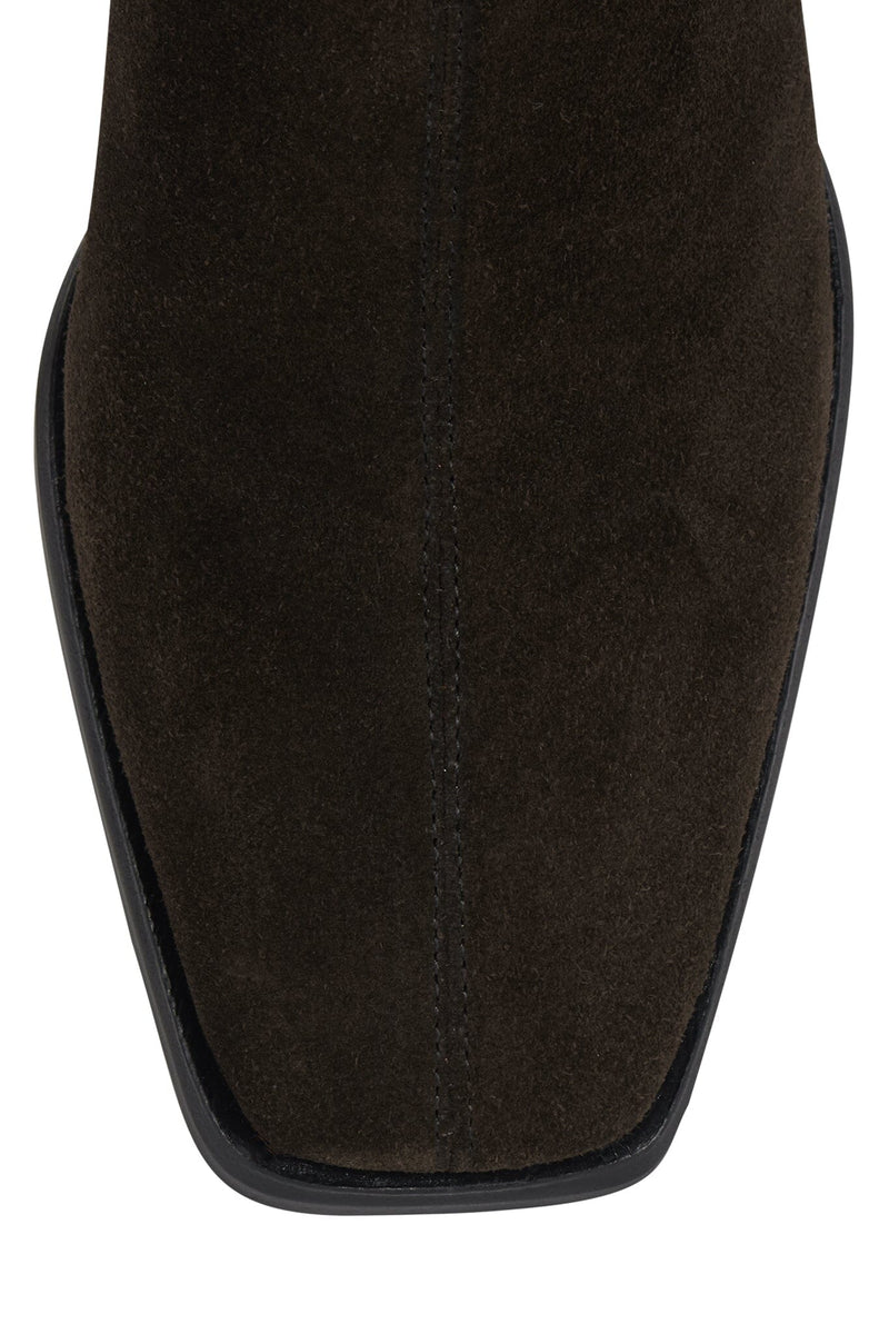 SHERPAL-2 Jeffrey Campbell Heeled Boot Coffee Suede