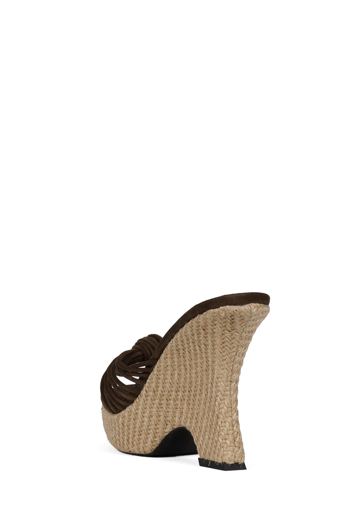 SHOCKWEAVE Jeffrey Campbell Wedge Brown Suede Combo