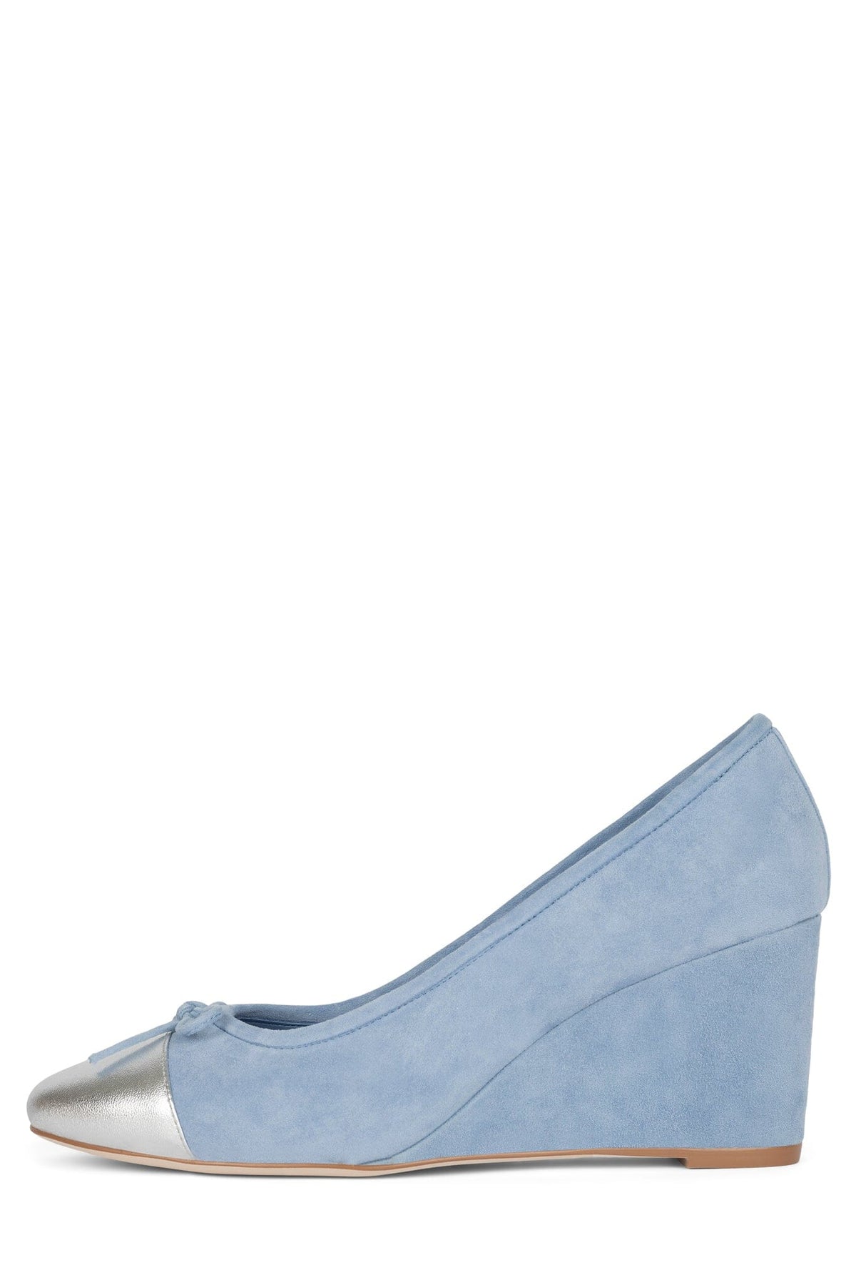 SHOPPING Blue Suede Silver